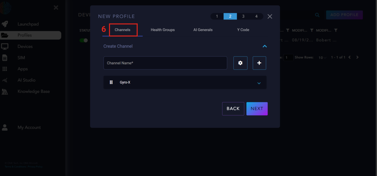 AI Parameters Channels